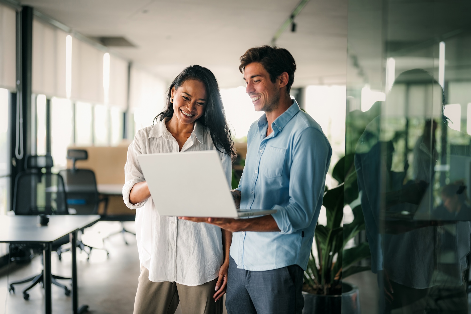 Agency partner and client aligned in shared vision and collaboration, representing trust and meaningful business partnership